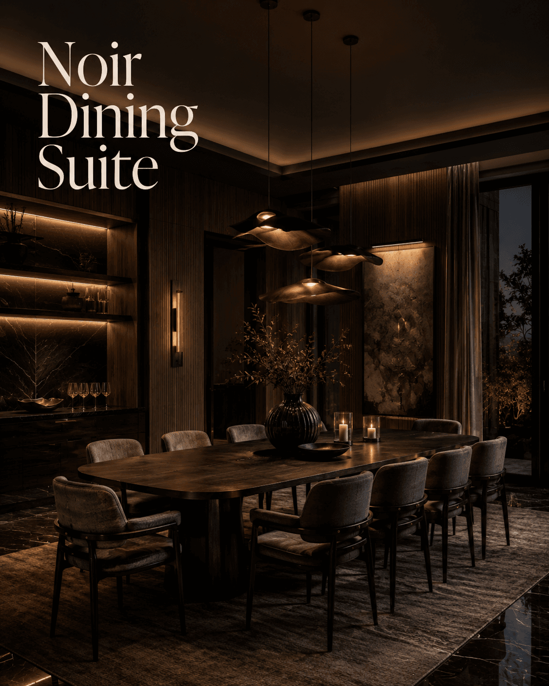 Noir Dining Suite