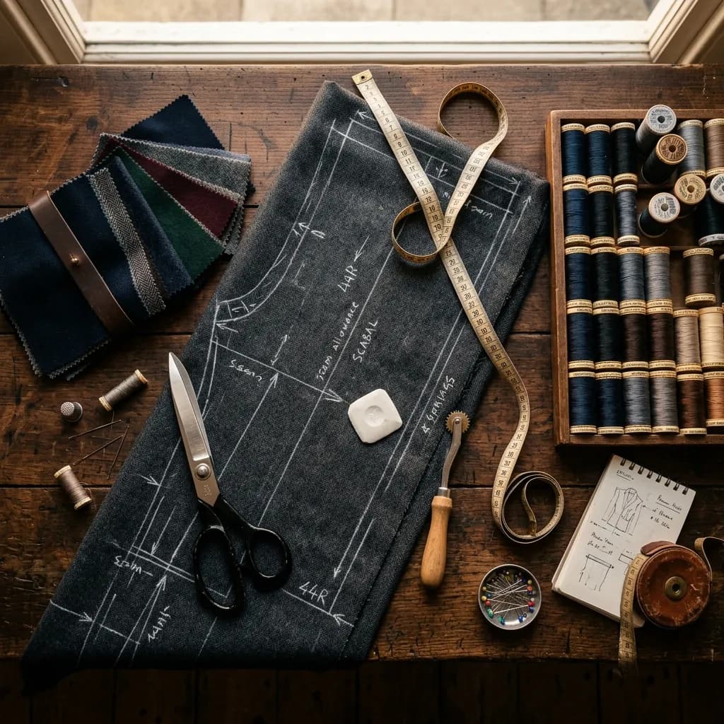 Interior of the tailoring atelier